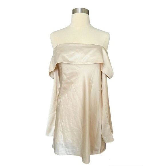 Reformation Maves Dress Almond - Picture 3 of 9